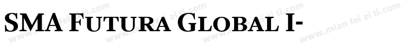 SMA Futura Global I字体转换